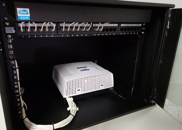 Central fone em rack – 12 ramais